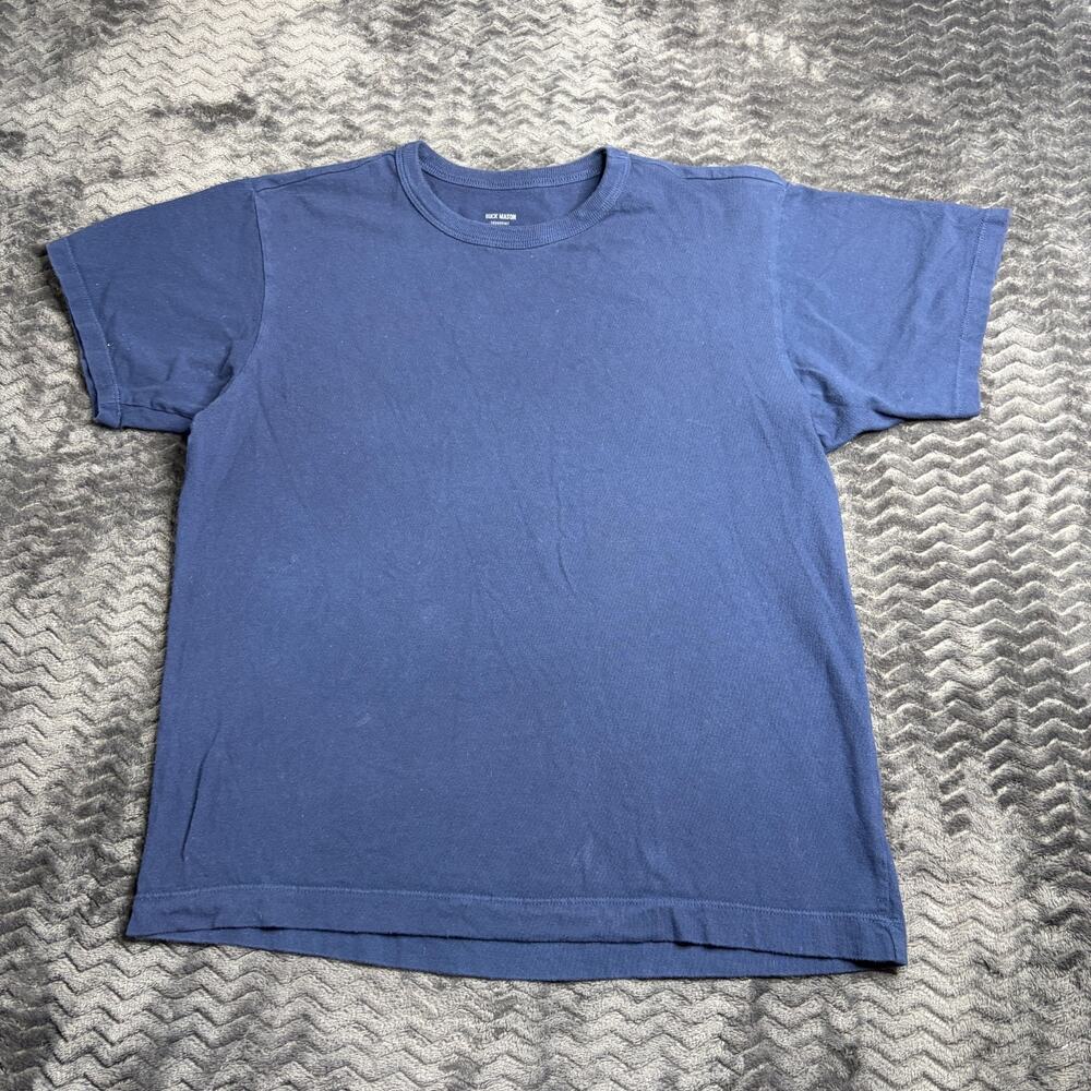 Buck Mason Navy Tough-Knit 90 S Boxy Tee size Medium